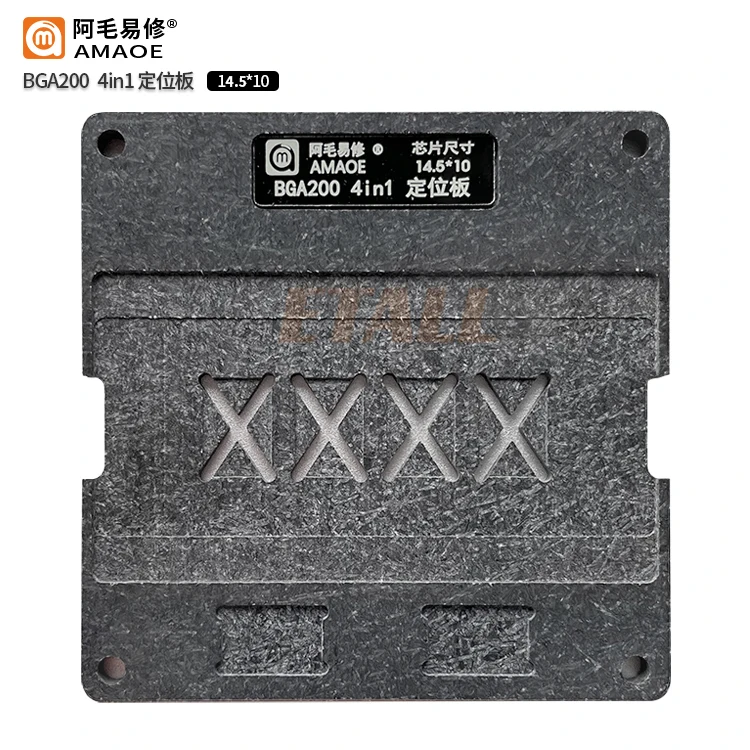 Imagem -02 - Amaoe-reballing Stencil Malha de Aço Mbga-dr1 Bga200 Bga200 Bga 200 Bolas Plantio de Estanho Mst6m182 K4f6e304hb Chip Lpddr4