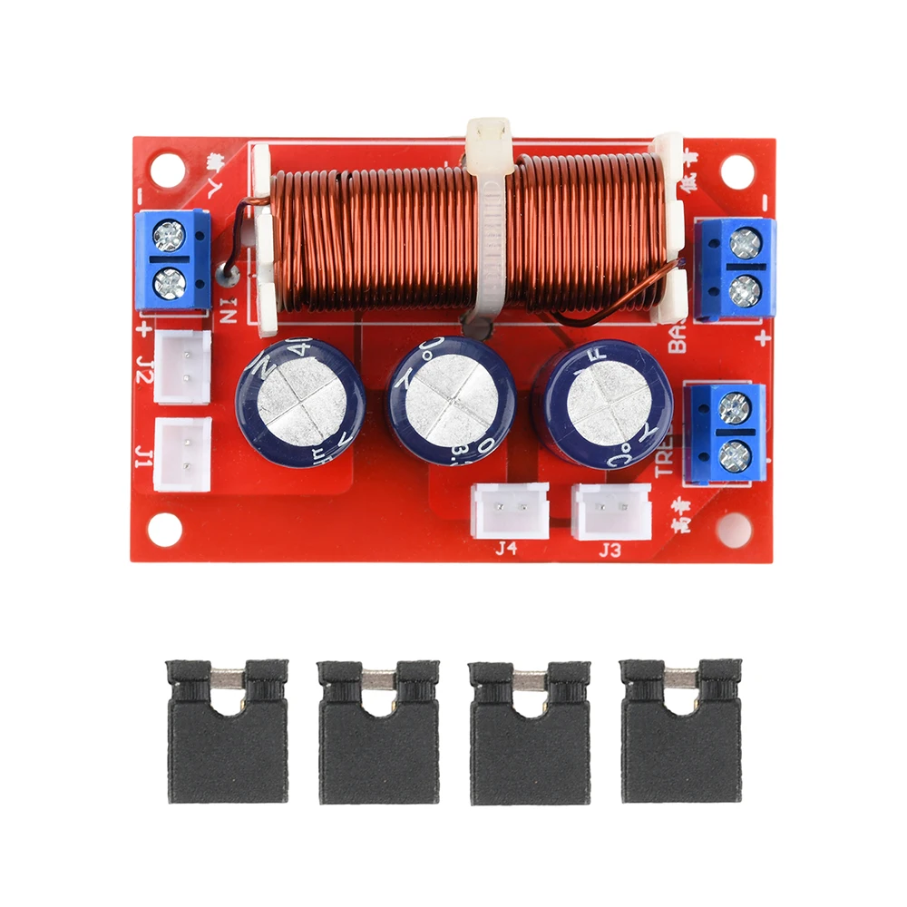 Modulo filtri crossover a 2 vie da 400 W Effetto di miglioramento regolabile ad alta e bassa frequenza Saldatura gratuita per altoparlanti Audio
