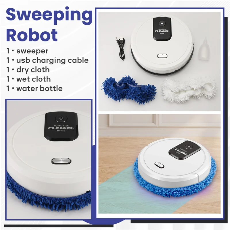 الذكية جهاز آلي لتنظيف الأتربة كنس التطهير الذكية ممسحة روبوت ممسحة جافة ورطبة ترطيب روبوت شفط قوي