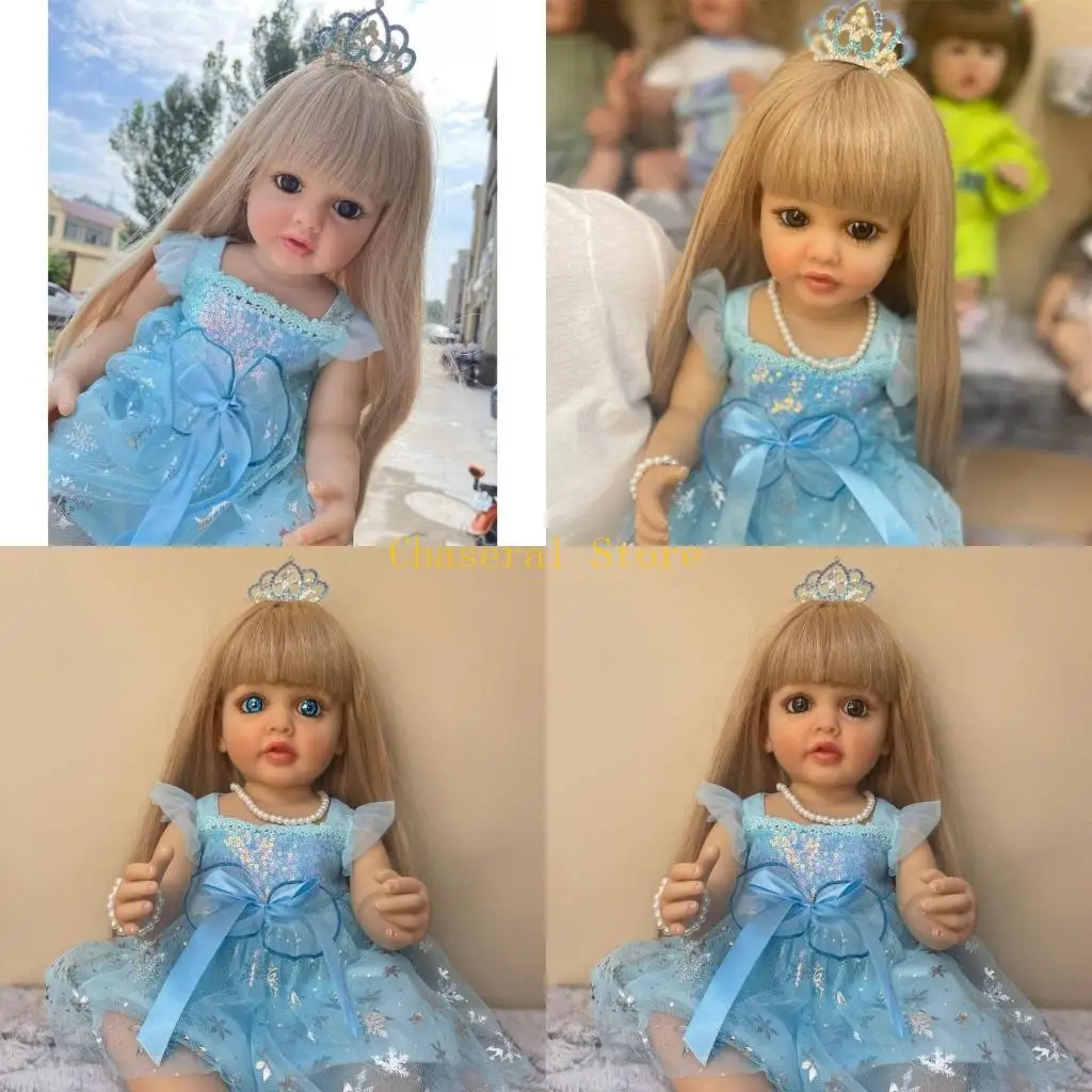 

E7CE 21 ''ролевая кукла для девочек, игрушка-реборн, кавказская кукла для малышей, отличный подарок для детей