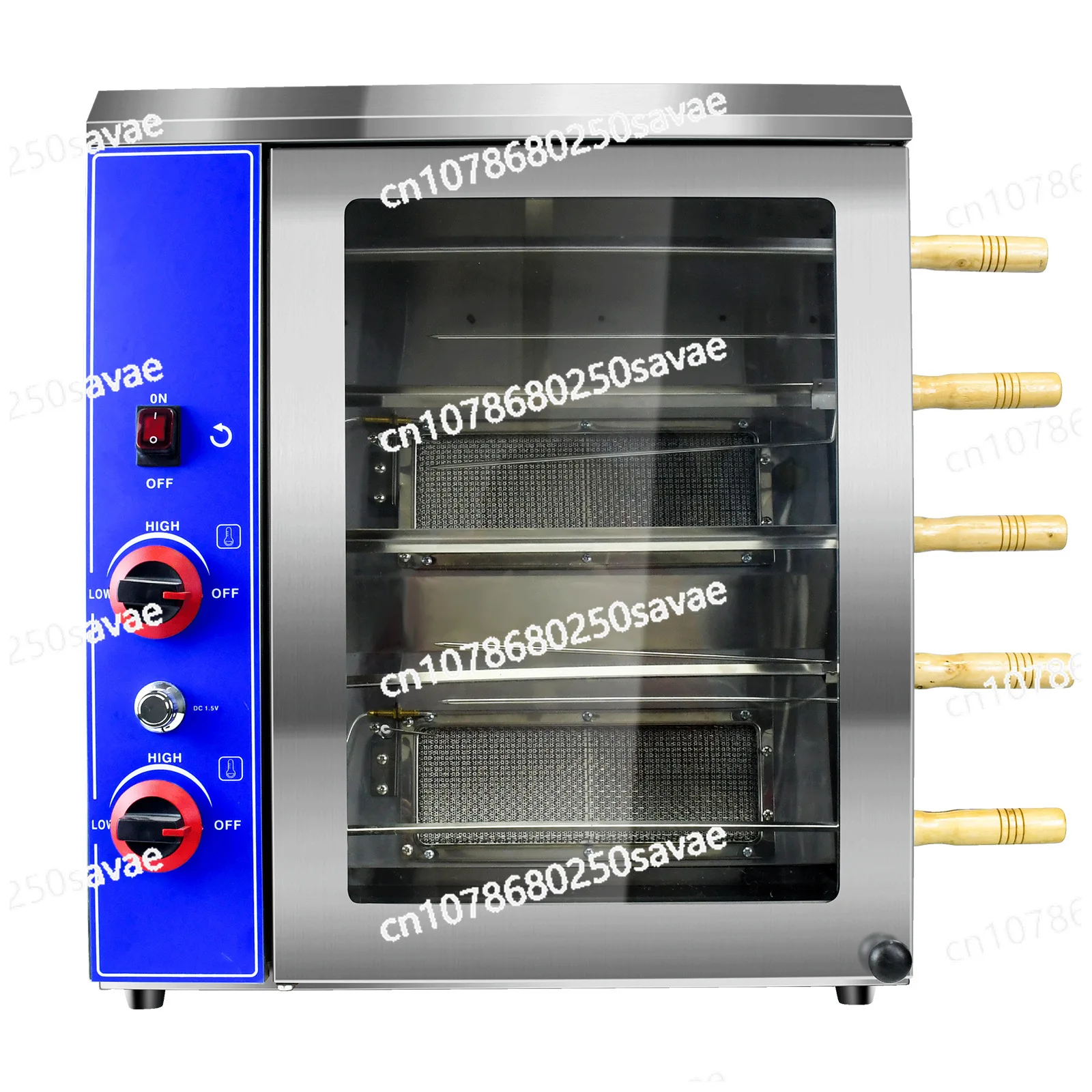 Vertical Rotating Barbecue Barbecue Stove, Gas Roast Chicken Stove