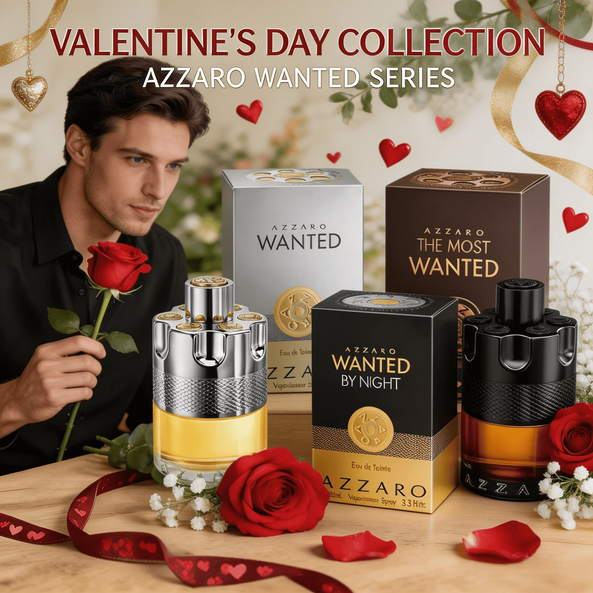 

Azzaro Wanted Intense Unisex Fragrance, Hot Selling Eau De Parfum, Rich Warm Scent, Exceptionally Long Lasting Woody Perfume 100ml 3.4oz Chrome, Wanted, Chrome Extreme & More Deep Woody Spicy Warm Fragrance 100ml 3.4oz