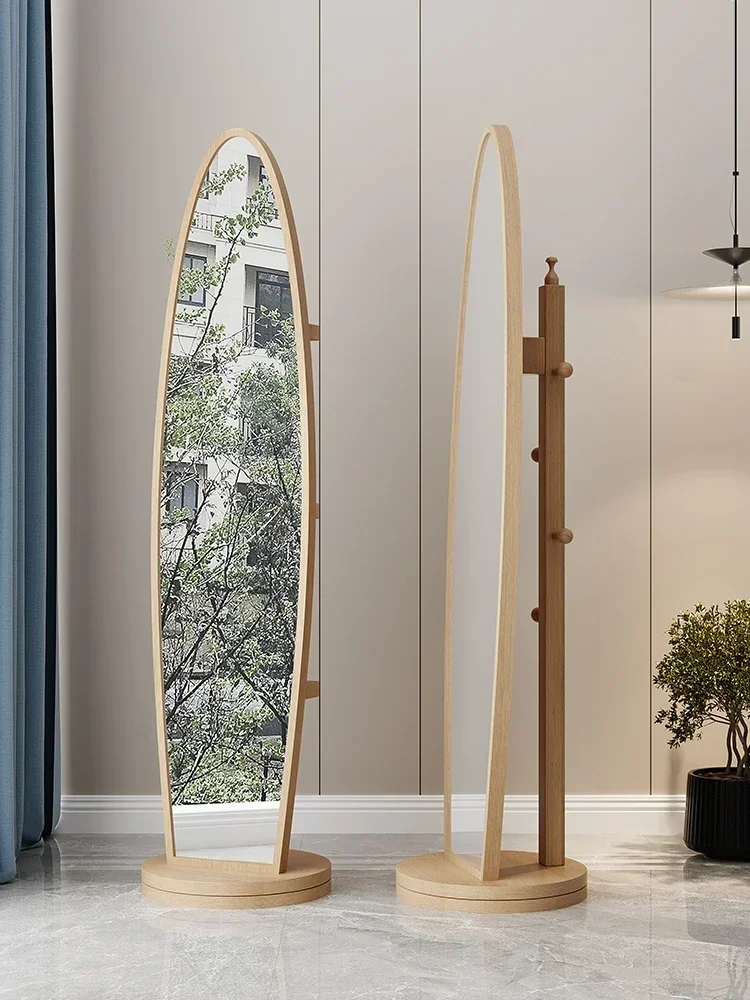 

Гардеробное зеркало, полноразмерное напольное зеркало, домашняя полка для пальто, встроенное полноразмерное зеркало для гостиной, передвижное вращающееся большое