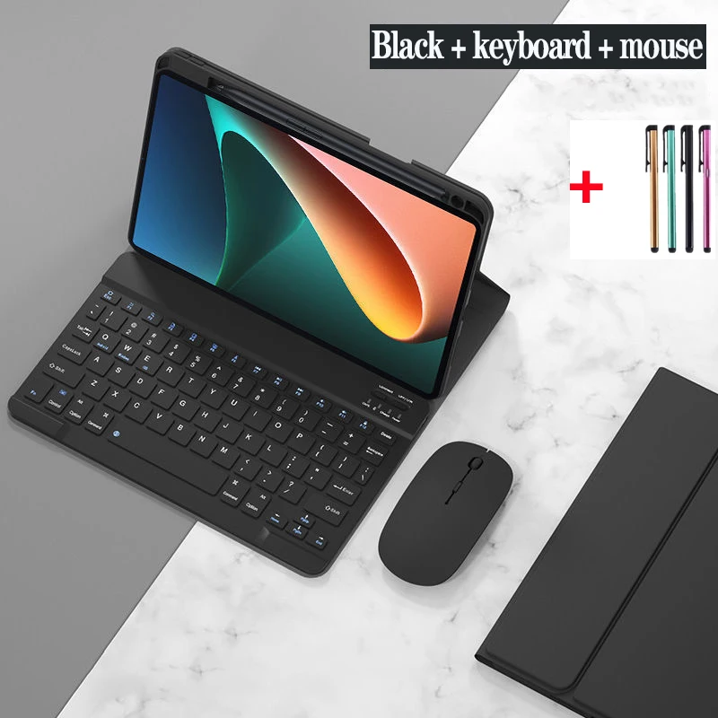 

For Huawei Matepad 11 2021 Soft Cover With Pen Holder wireless Keyboard Mouse,For Huawei Matepad 11 2021 DBY-W09/L09 case+Stylus