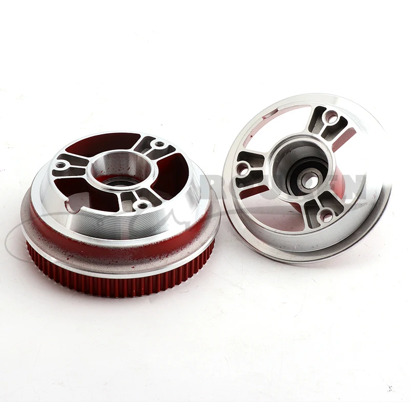 

200x50 Rim Front or Rear Wheel Aluminium Hub Fit Scooter with Axle Parts 200*50