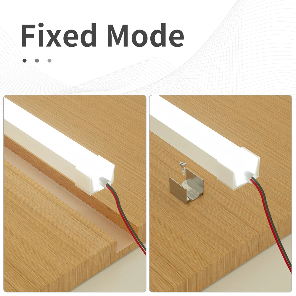 12V/24v Non-Welding LED Connect Wire Neon LED Strips Mid Connection Connectors Flexible LED Strip Installation Accessories