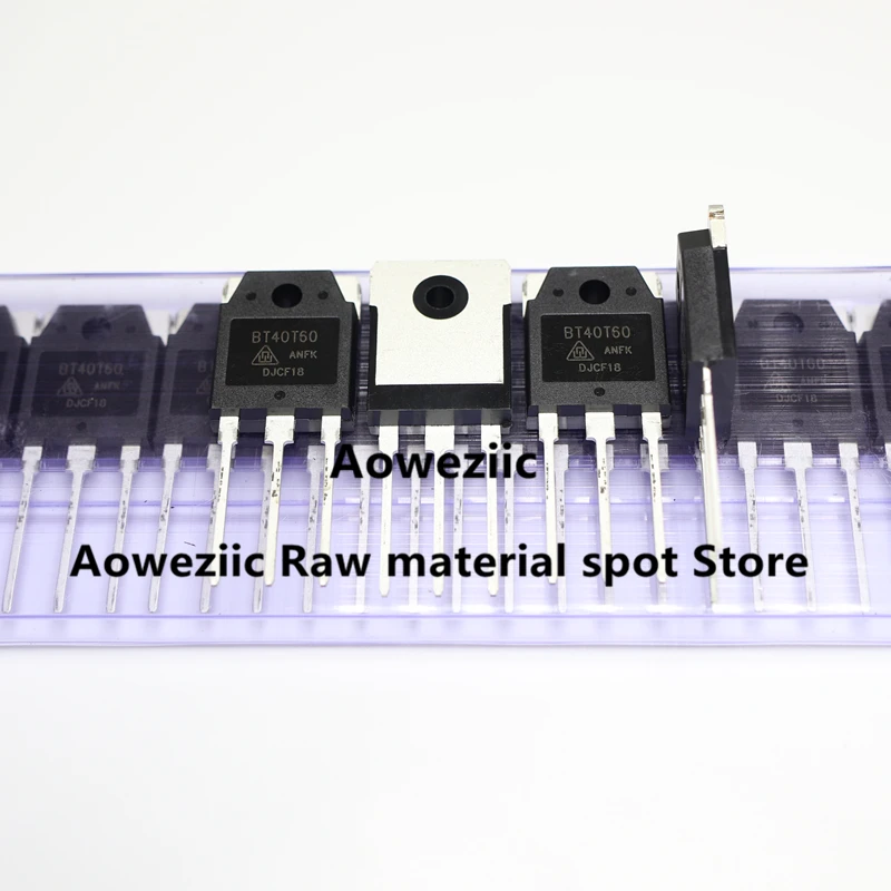 Aoweziic 2022+ 100% New Original BT40T60 BT40T60ANF BT40T60ANFK CRG40T60AN3H G40T60AN3H TO-247 IGBT Pipe Welder Usually 40V 600V