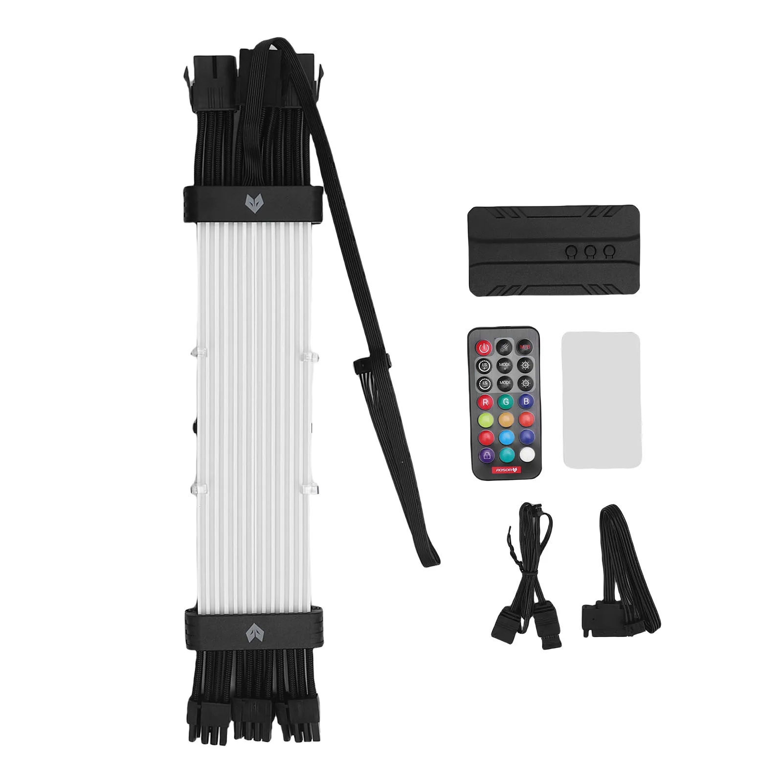 

Кабель ARGB для блока питания, гибкий удлинитель для видеокарты, светодиодные ленты, улучшенная технология световодства, декор для материнской платы и корпуса компьютера