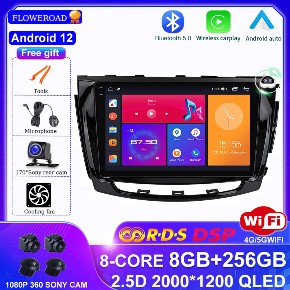 

Android 13 For Great wall GWM STEED Wingle 6 2014 - 2018 Car Radio Multimedia Player Navigation GPS carplay auto Android auto