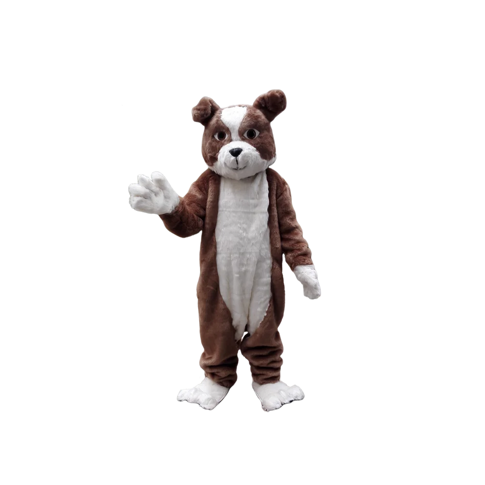 Hundemaskottchenkostüm benutzerdefinierte Erwachsenengröße Zeichentrickfigur Cosplay Kits Mascotte Karnevalskostüm 1244