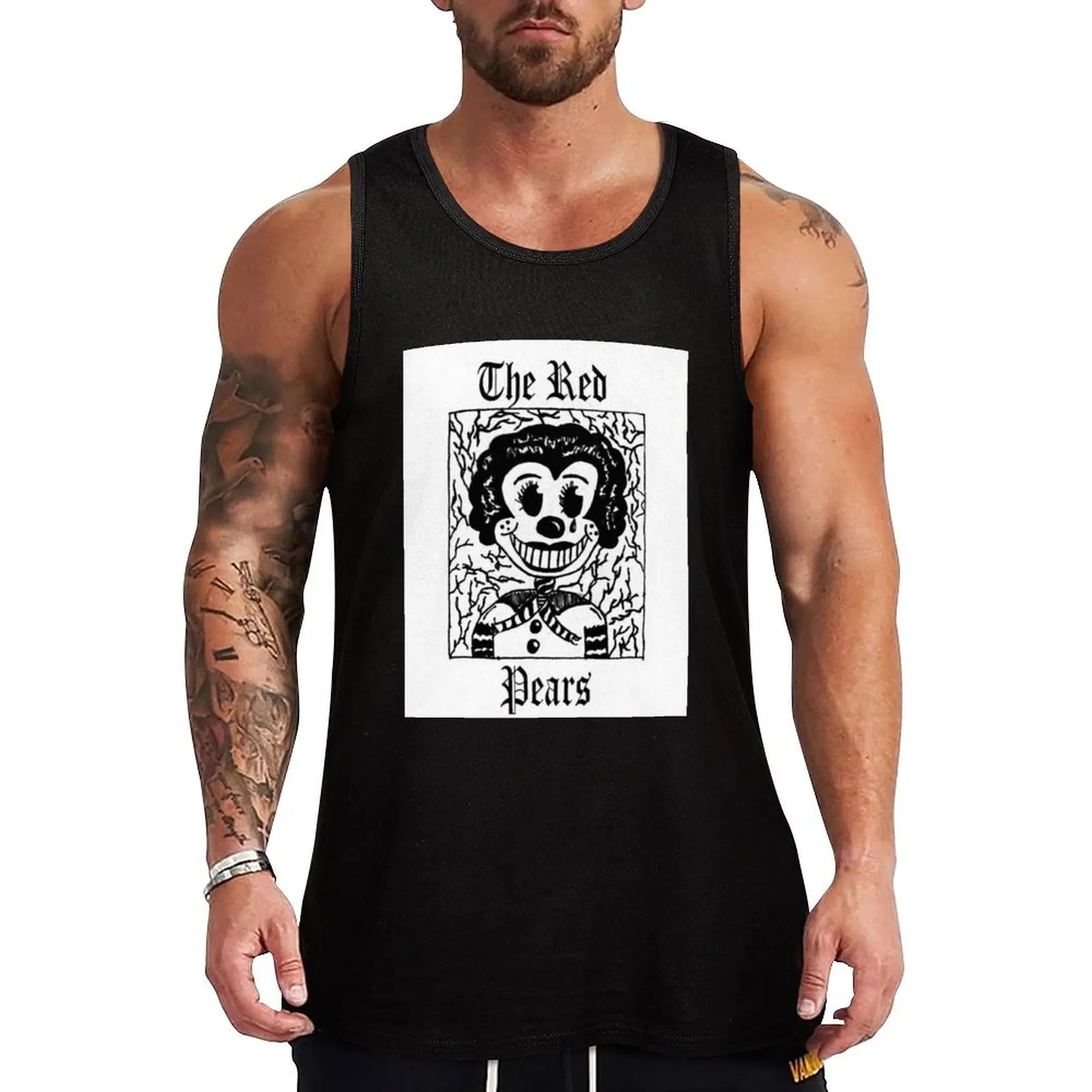 

The Red Pears Tank Top Retro Print Tank Top Vintage Graphic Sleeveless