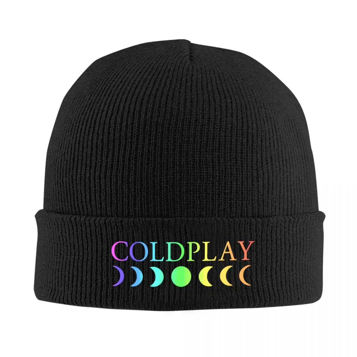 Rock Band C-Coldplay Moon Music Knitted Hats Quality Fashion Anime Unisex Headwear Knitted Caps