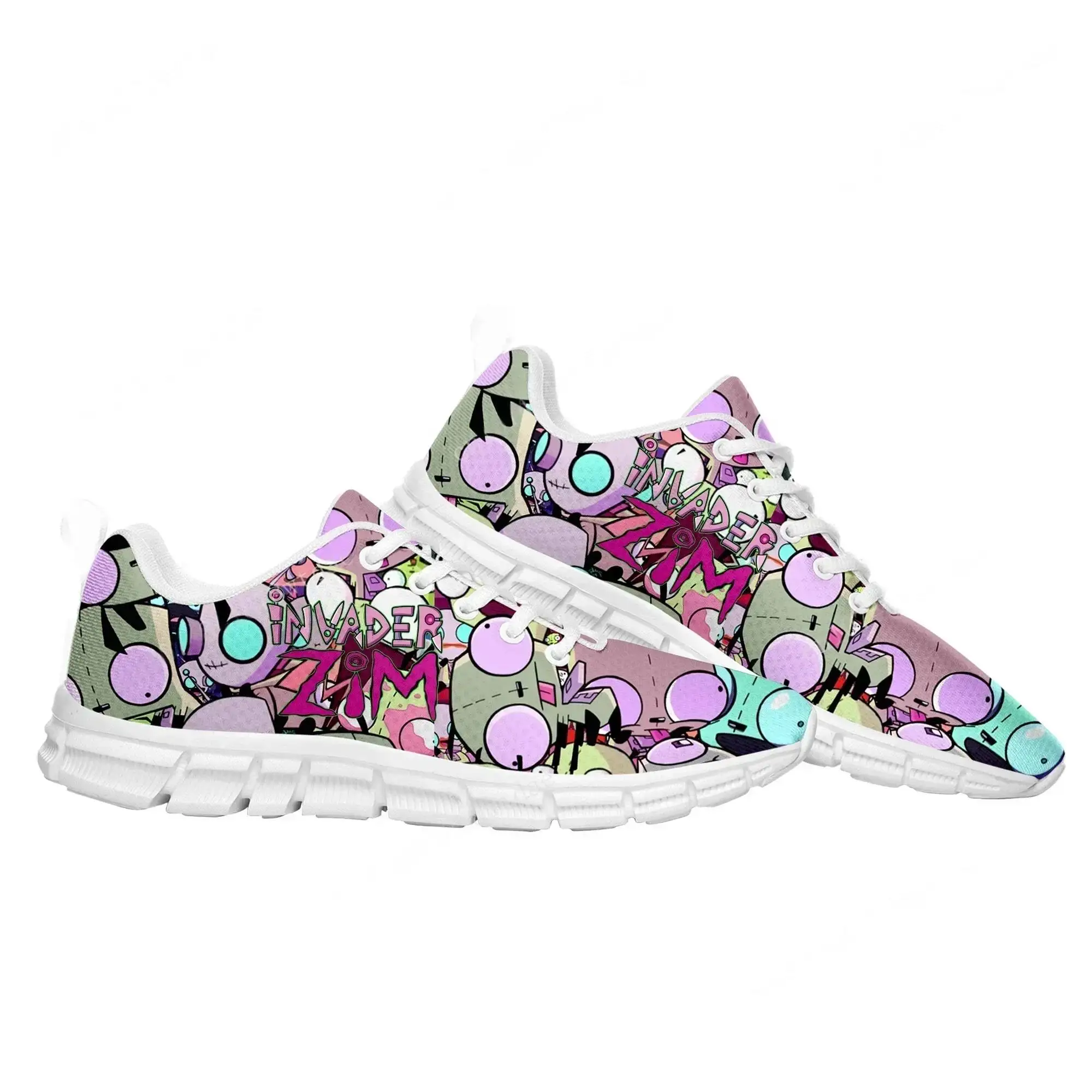 Zim Sports Shoes Mens Womens Teenager Comfortable Sneakers Invader High Quality Anime Cartoon Manga Comics Sneaker Custom Shoe