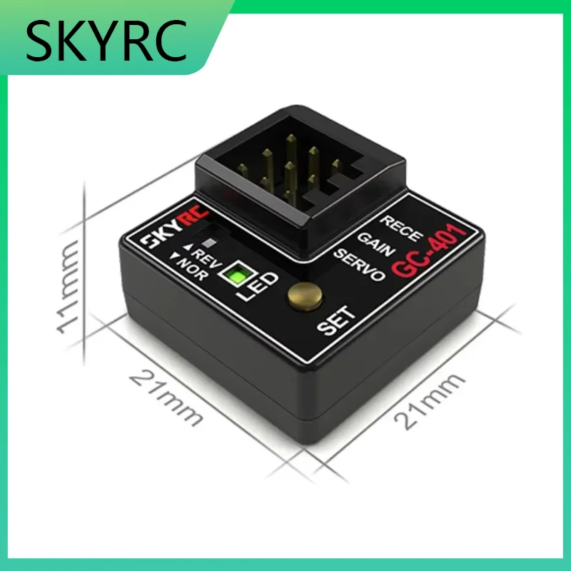 SkyCityFPV SKYRC Gyro Sensor GC301 GC401 4-8.4V Mini Gyro Sensor Gyroscope Car Steering  Corrective Integrat Compact SK-600068