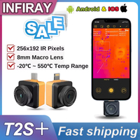 InfiRay Infrared Thermal Imager T2S Plus Thermal Imaging Camera For Phone Construction Gas Leak Detector Industrial 256x192