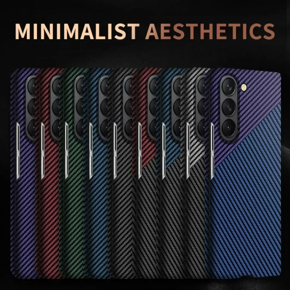 Voor Samsung Galaxy Z Fold 6 5 4 3 Case Luxe Ultra Dunne Huidvriendelijke Matte Opvouwbare Schokbestendige Bescherming Hard cover Accessoire