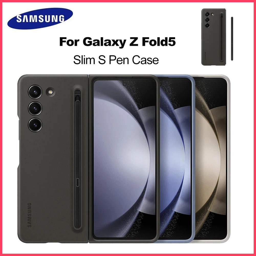 

Оригинальный чехол Samsung Slim S Pen EF-OF94P для Galaxy Z Fold5, чехлы для телефонов с тонкой противоударной защитной крышкой S Pen