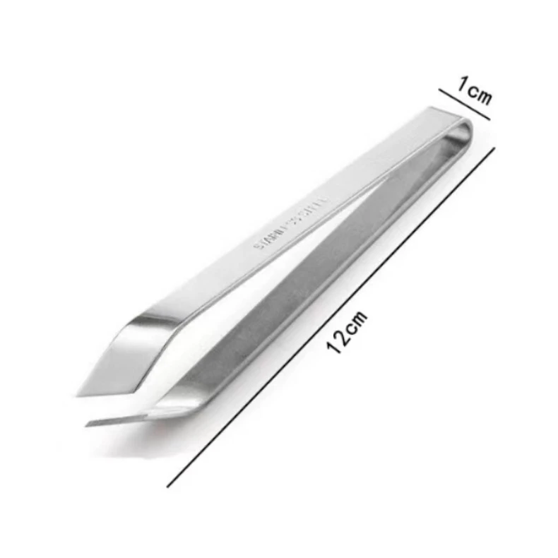 1 stücke 430 Edelstahl Fisch Knochen Pinzette Zange Clip Puller Remover Zange Fisch Knochen Zupfen Clamp Küche Gadgets Werkzeuge