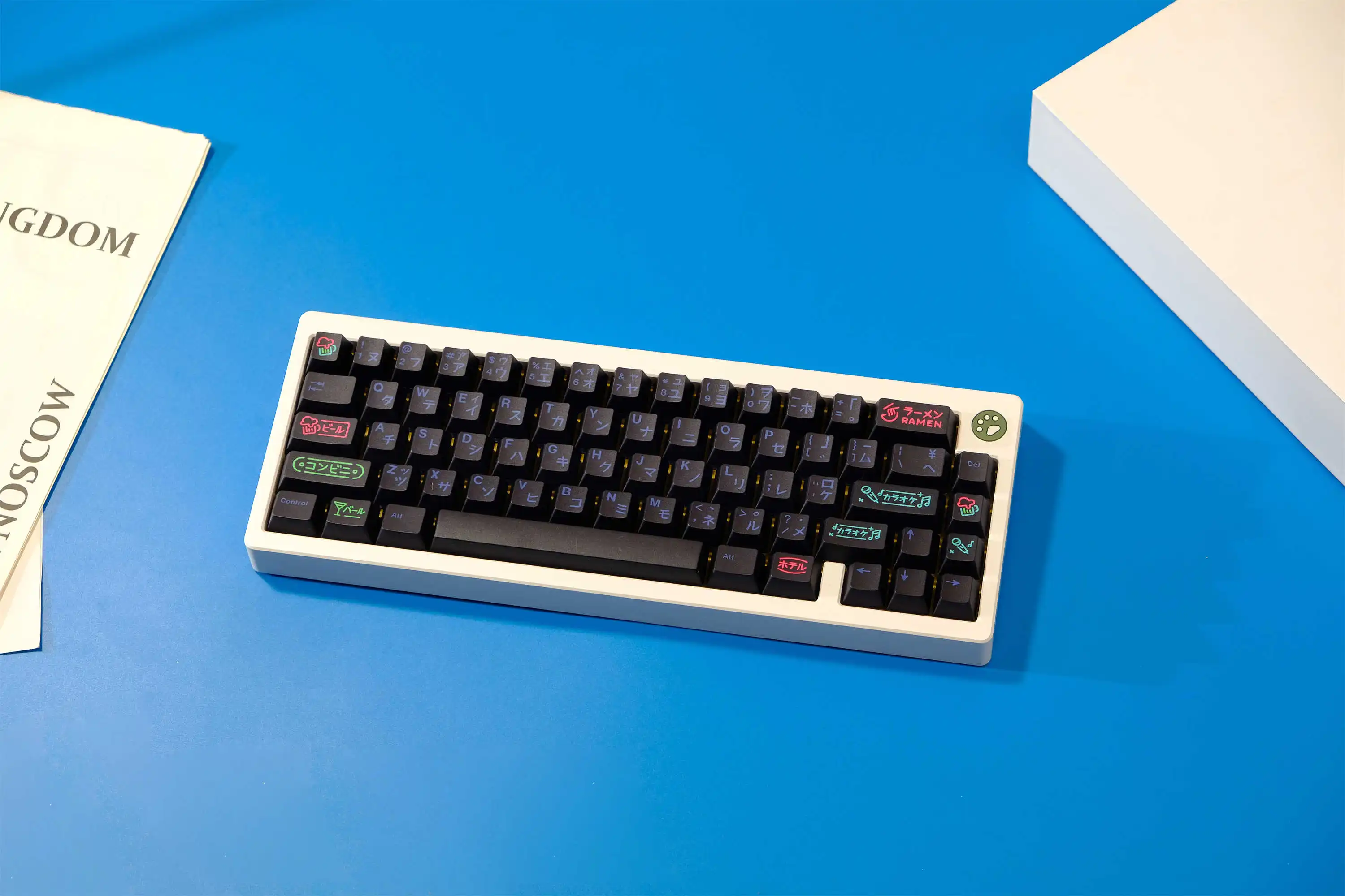 GMK-teclas PBT para teclado mecánico, teclas personalizadas, perfil de cereza, DYE-SUB, Nightlife, 129 teclas