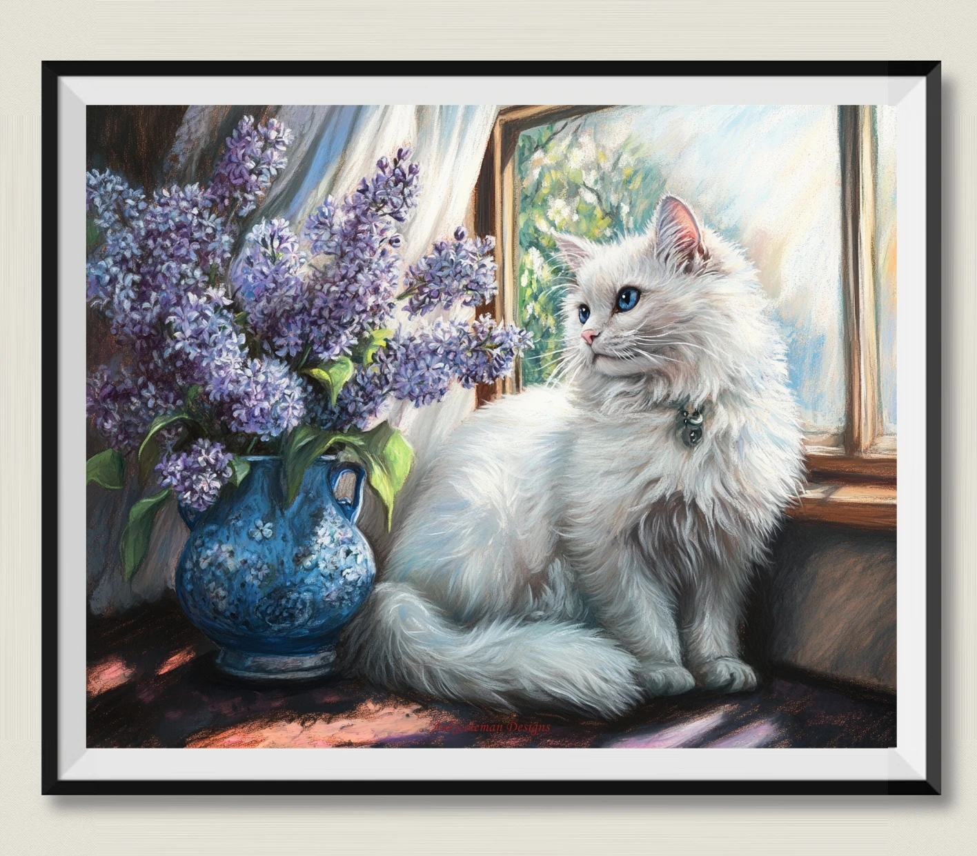 

Ragdoll and Lilac 2r-Рукоделие для вышивания DIY DMC Высокое качество-Наборы для вышивки счетным крестом 14 карат Картина маслом