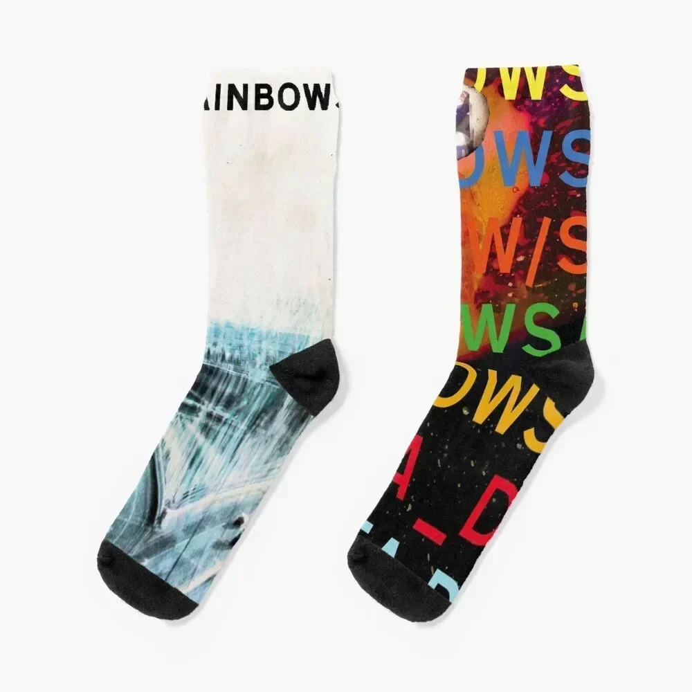 O K WALLPAPPER Socks happy compression Men's Socks For Men Women's