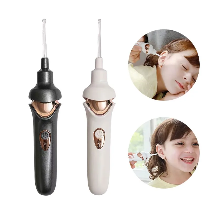 Cordless Electric Ear Pick Safe Vibration Painless Ear Cleaner Remover Spiral Ear Cleaning Device Dig Wax Personal Care Tools