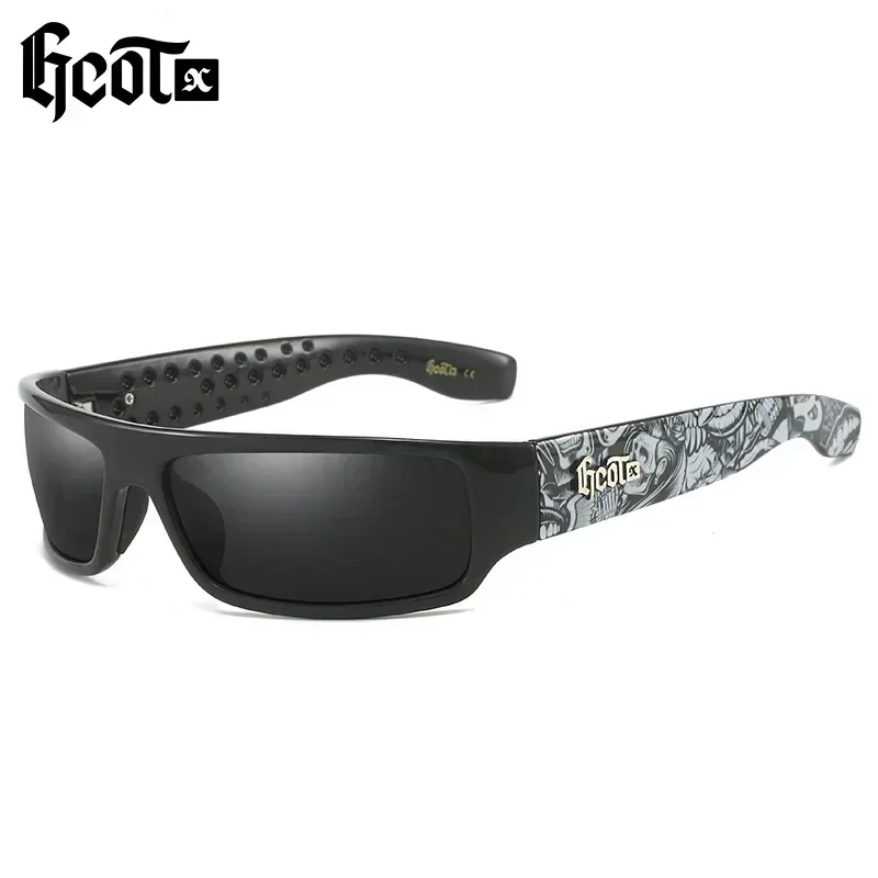 GCOTX Trendy Brand Motorcycle Gangster Style Hip Hop Fashion Polarized Sunglasses women men 2024 High quality trending product