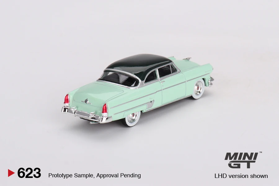 MINIGT 1/64 Lincoln Capri 1954 Parklane Green / Bloomfield Green Cars Alloy Diecast Metal Model Kids Xmas Gift Toys for Boys