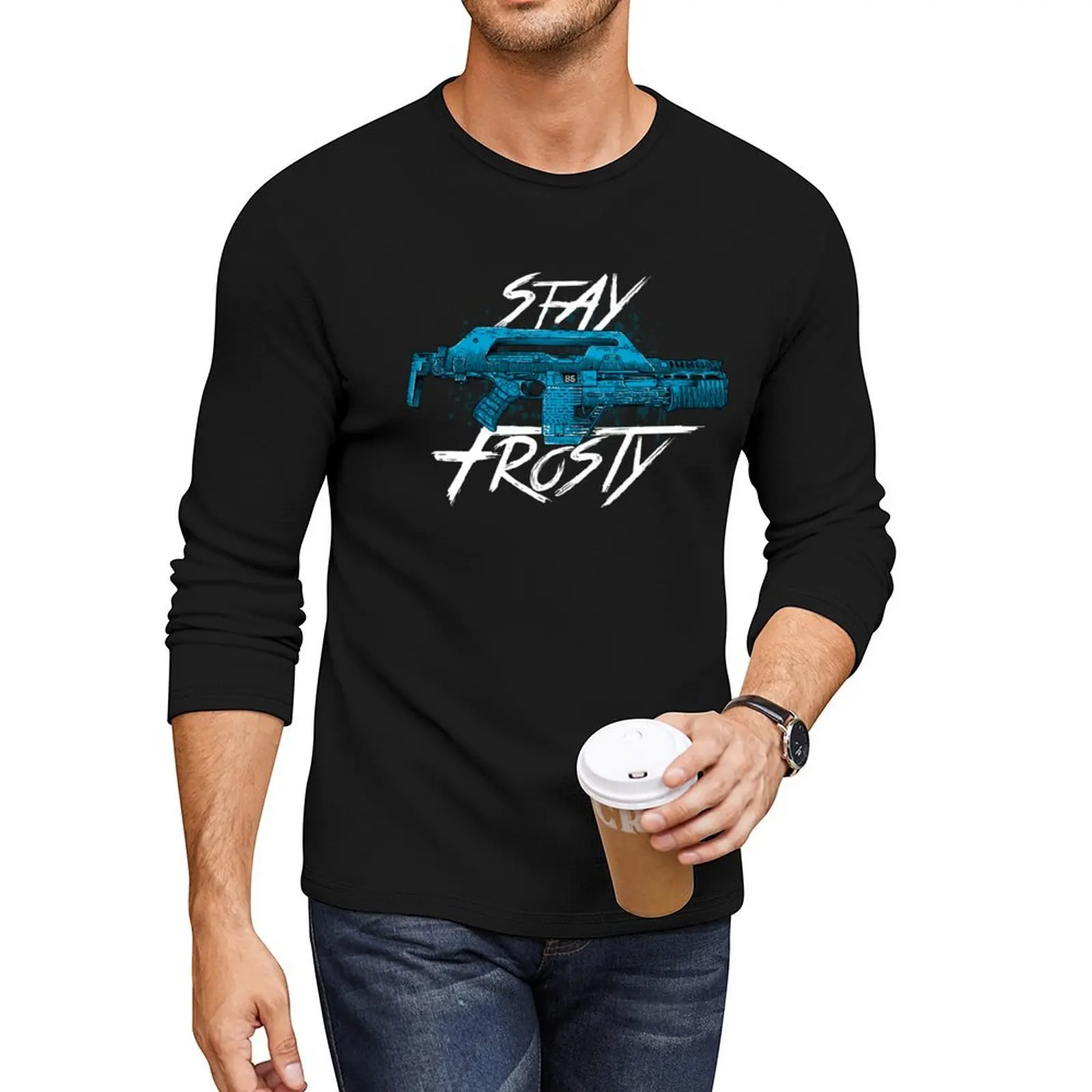 

Stay Frosty Long T-Shirt cute clothes cute tops tops quick-drying t-shirt plain t shirts men