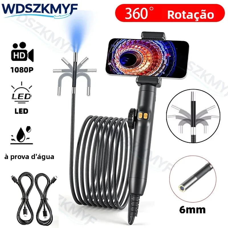 6mm-360-°-camera-endoscopica-articulada-com-luz-e-sonda-a-prova-d'Agua-para-celulares-android-ios-para-reparo-automotivo-e-inspecao-de-tubulacoes