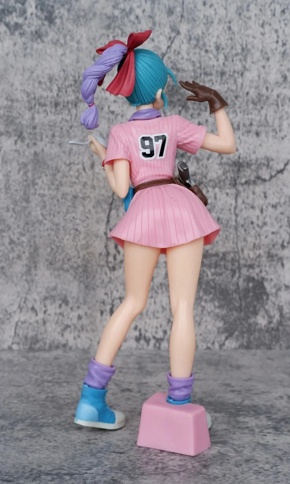 25cm Anime Dragon Ball Z Bulma Anime Figur PVC Actionfigur Niedliche Statue Modell Figurine Sammlerstück Puppen Spielzeug Geschenke – Detail 12