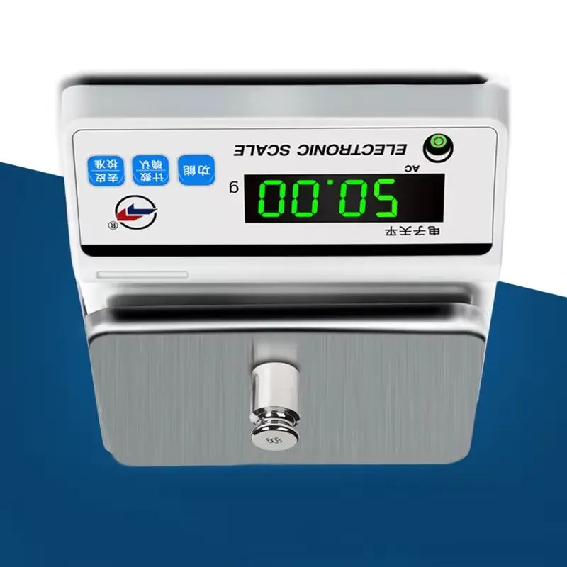 2026 مقياس إلكتروني عالي الدقة لوحة مربعة دقة 5 كجم 0.1 كجم ميزان إلكتروني دقة Hld-tp