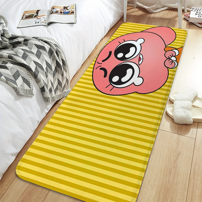 Veranda Floor Mat A-The Amazing World of Gumballs Sleeping Room Rugs Home Entrance Doormat Washable Non-slip Kitchen Rug Bathmat