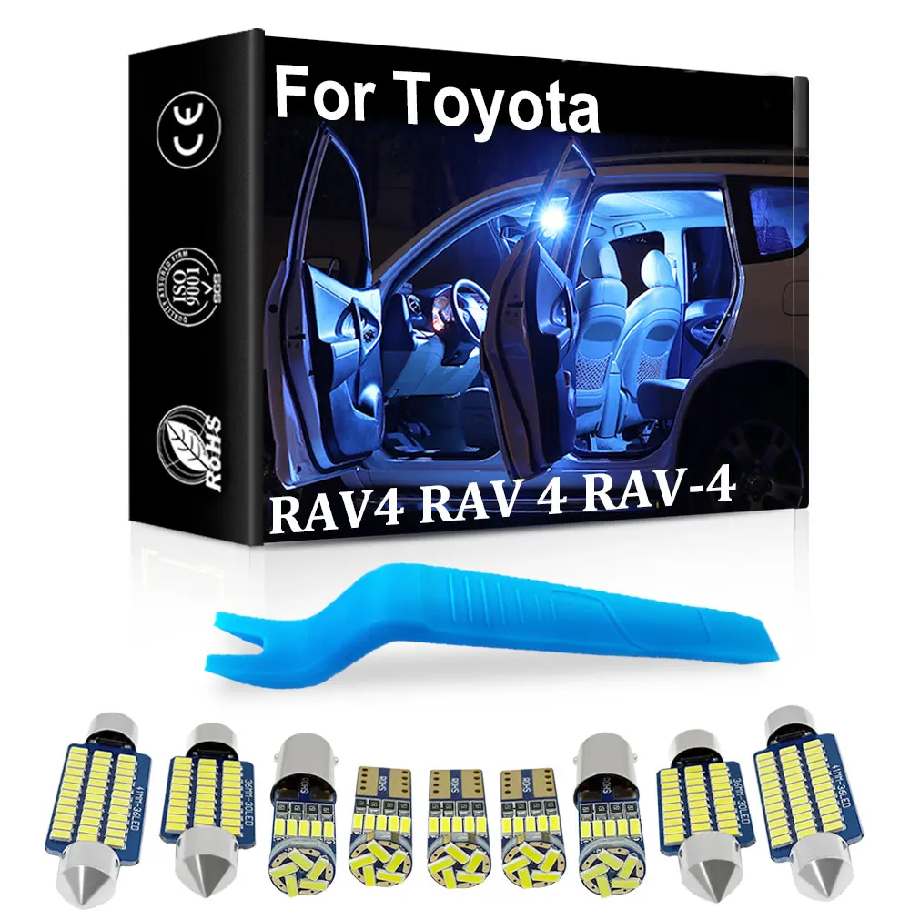 Vehicle Canbus Interior LED Light For Toyota RAV4 1 2 3 4 1996 2000 2001 2002 2010 2012 2017 2018 2019 2020 2021 Car Indoor Lamp