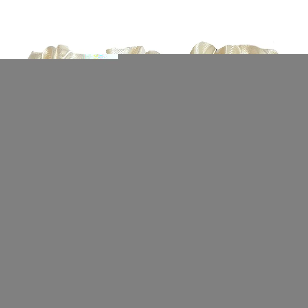 

12 Pcs Simulated Silk Ring Ties No Damage Bands Women Fashion Rope Elastic Tie Everyday Wear Hairstyle Tools