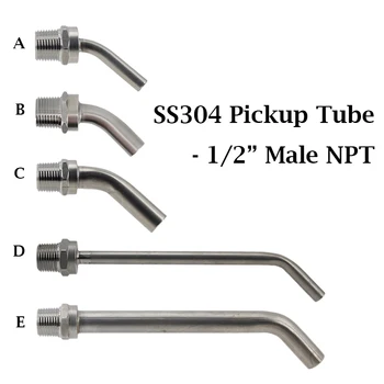 스테인리스강 픽업 튜브, 홈브루 BK HLT 케그/케틀 딥 튜브 월풀 암, 1/2 