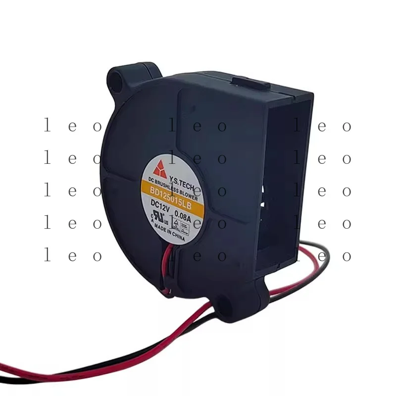 GG  for  Y.S.TECH BD125015LB DC12V 0.08A 5015 5CM 2-Wire Double Ball Blower
