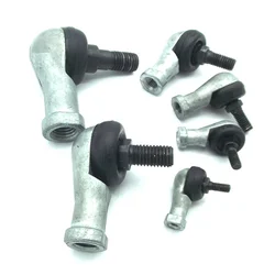 1pcs SQ-RS M5 to M10 5mm/6mm/8mm/10mm/12mm 90 Degrees Connector Ball Joint Rod End Right Hand Tie Bearing Male Steel