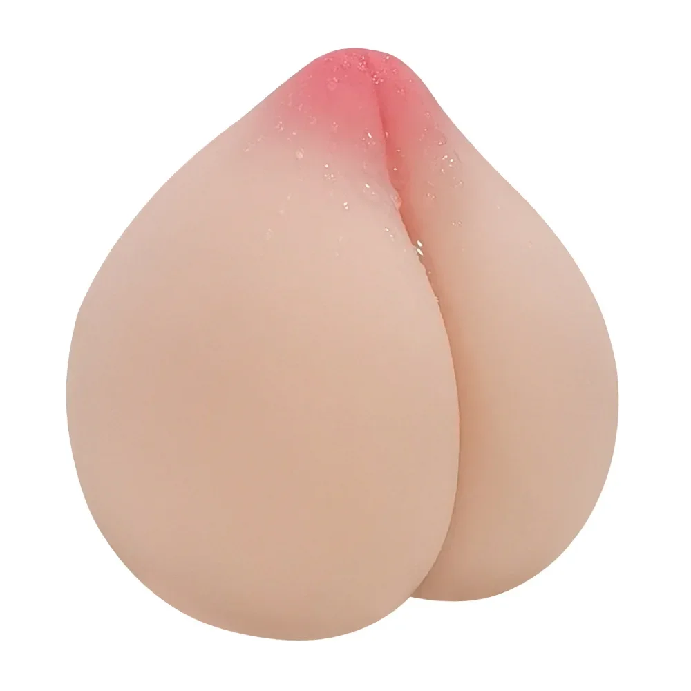 Decompression Peach Male Masturbation Toys Real Pocket Pussy Vagina for Men Breast-like Soft Masturbation Cup Adult Sex Toys 18+