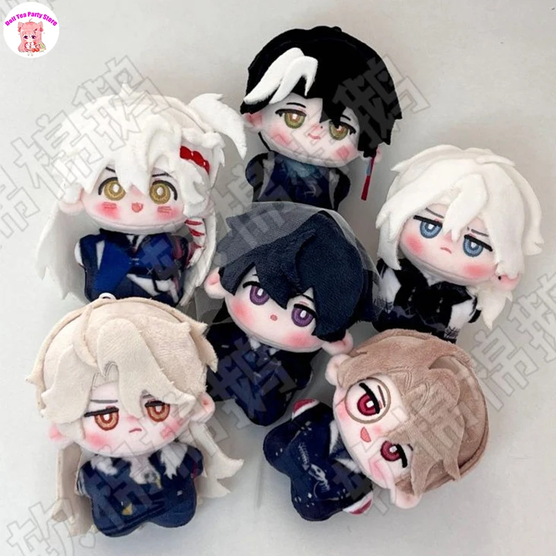 10cm REIGN OF NIGHTFALL ‌   Pendentif en peluche douce en coton imprimé version Q Red Gloves Ye Lang Ghost, jouet Nunu, cadeau