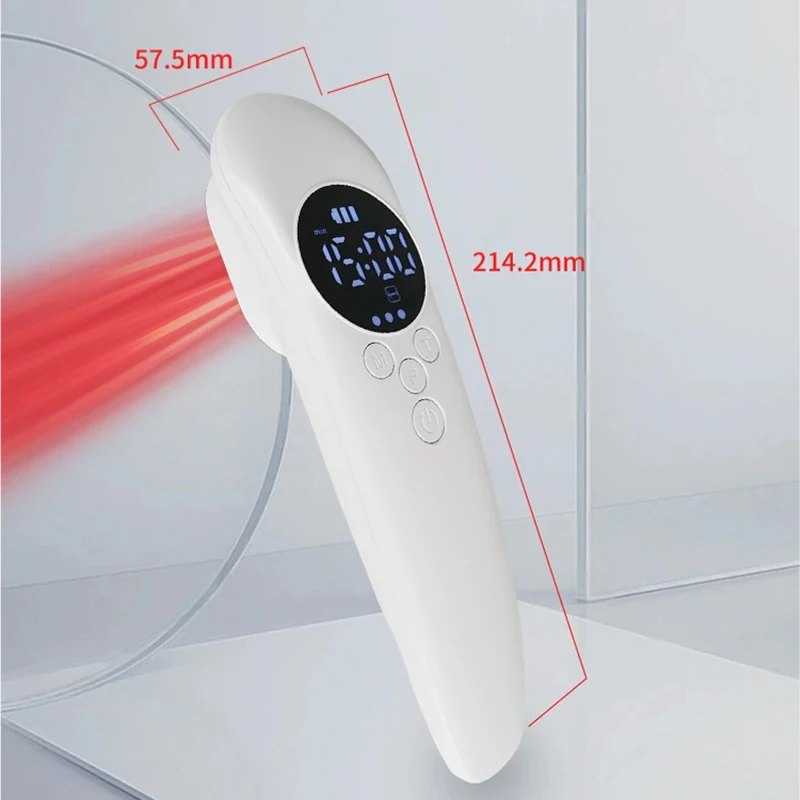 LED Red Infrared Light Physiotherapy Device 3 Levels 650nm 808nm Fat Slimming Pulse Continuous Heating Pain Relief Full Body
