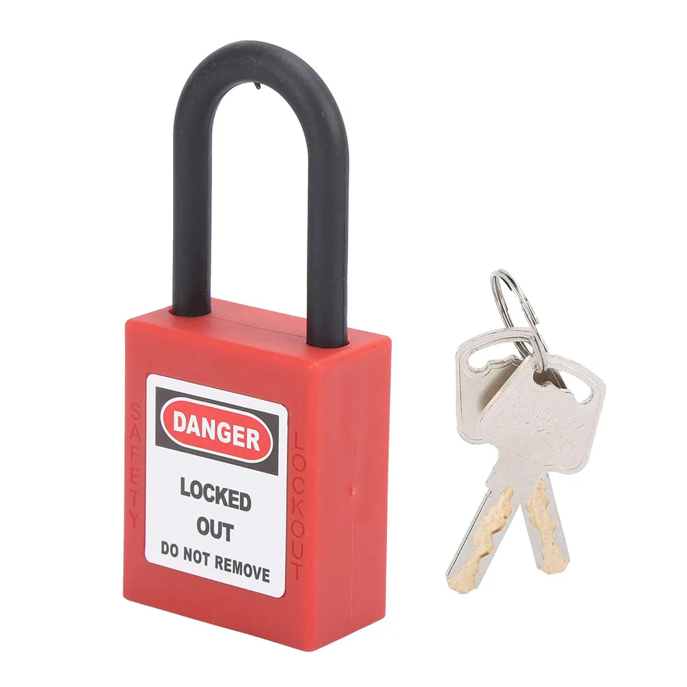 

Lockout Tagout Safety Padlock with High Strength Nylon Beam and Smart Label for Effective Isolation Procedures