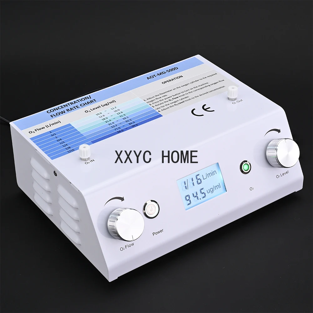 Ozonator Medical Grade Ozone Generator Machine with 10-100mg/L Ozone O3 Destroyer for Therapy