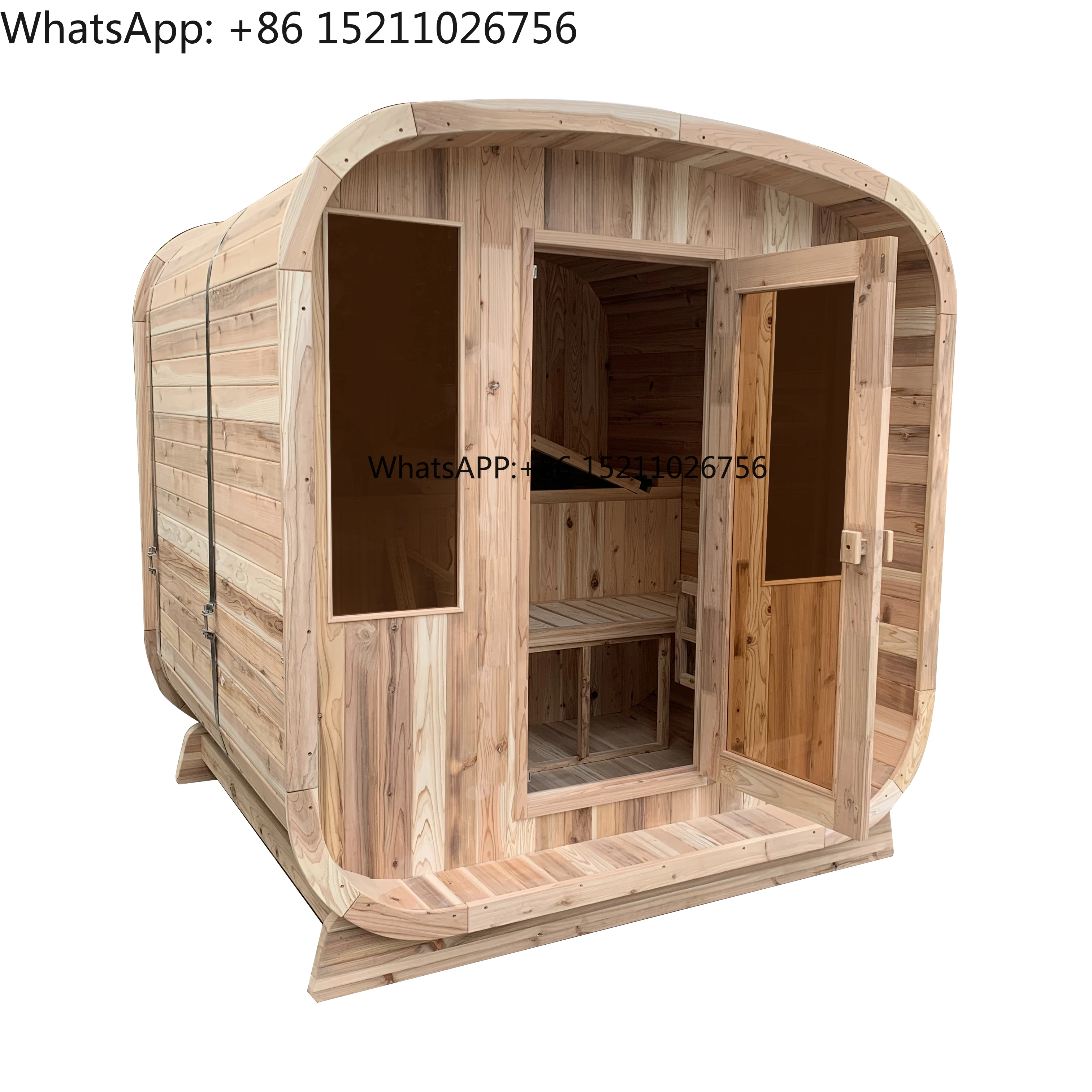 Traditional Sauna 4-6 Person Traditional Sauna Room Hemlock Traditional Dry Sauna Room Indoor Outdoor