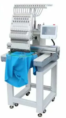 Yonthin High Speed Tajima Computer 15 Needles One Head Embroidery Machine Suppliers Prices for Sale Computerized  Used Clothes