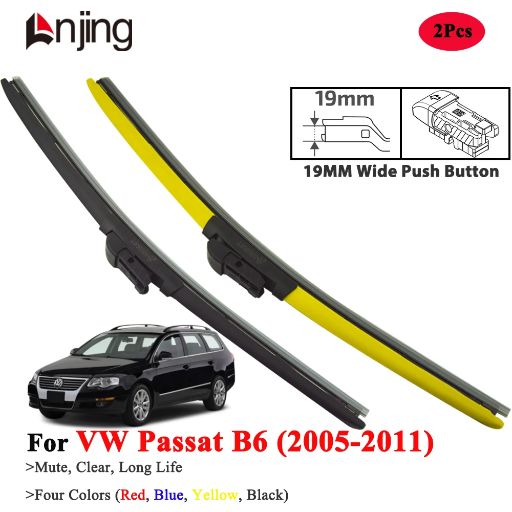 

LNJING Wiper Blades For VW Volkswagen Passat B6 3C2 3C5 2005-2011