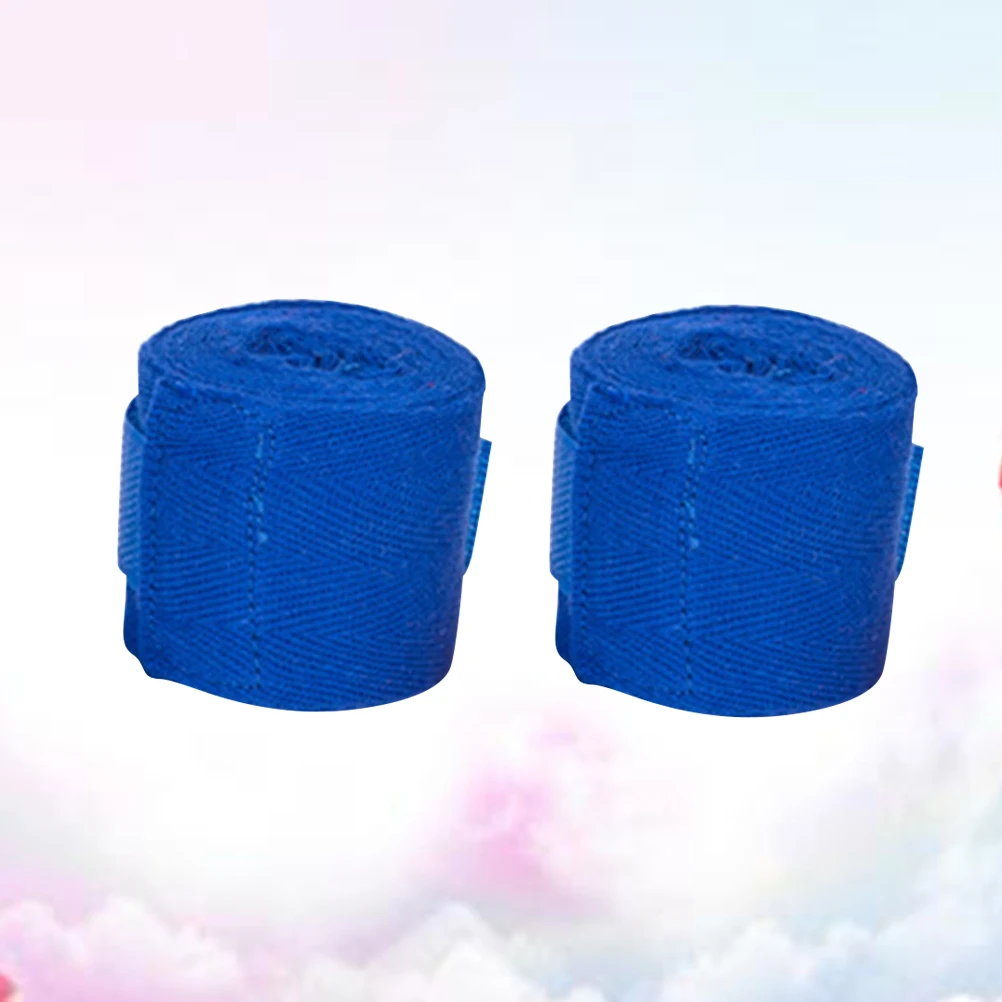 

1 Pair 2.5M Cotton Boxing Hand Wraps Durable Breathable Handguard Straps For Mma Muay Thai Kickboxing Training Hand Band Wrap