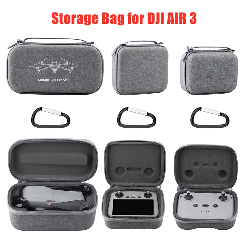 Storage Bag for DJI AIR 3 Remote Controller Body Case Portable Handbag Carrying Box RC 2 RC-N2 Controller Accessories