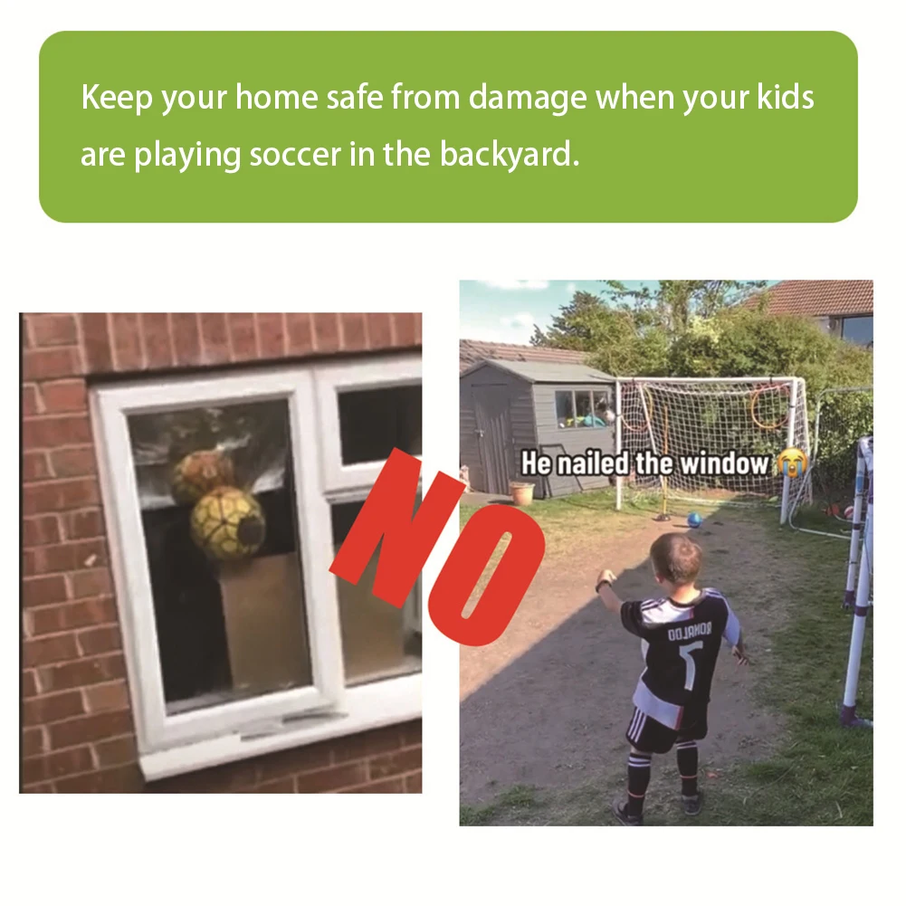 Soccer Backstop Net Practice Net Ball Sports Barrier Net for Backyard Soccer Training