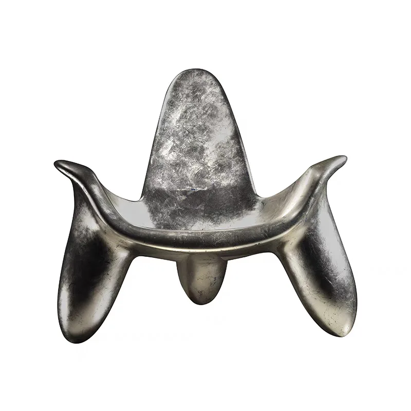 

Special-shaped chair, nano-electroplated fiberglass single chair, backrest chair, personalized and creative tripod leisure chair